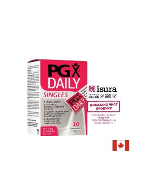 Формула за отслабване | PGX® Daily Ultra Singles | Natural Factors, 30 сашета