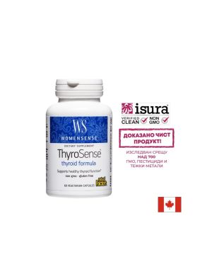 Тироидна формула | ThyroSense® | Natural Factors, 60 капс.
