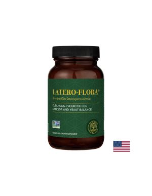 Latero-Flora™ Brevibacillus laterosporus (B.O.D.™ strain) - Пробиотик срещу Кандида в червата, 60 капсули