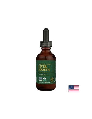 Билкова смес за черен дроб и жлъчка | Liver Support Raw Herbal Extract | Global Healin, 59.2 мл. 