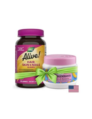 Коса, Кожа и Нокти Алайв | Hair, Skin & Nails Gummies Alive | Nature’s Way, 60 желирани табл.