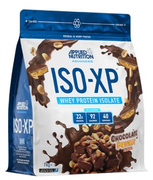 Суроватъчен протеин Изолат - Шоколад с Фъстъци 1 кг | Iso-XP Whey Protein Isolate Choco Peanut  | Applied Nutrition, 40 дози 