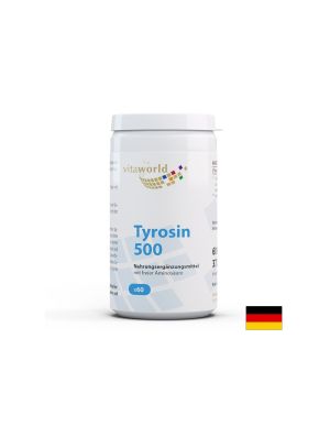Щитовидна жлеза - L-Тирозин (L-Tyrosin), 500 mg х 60 капсули
