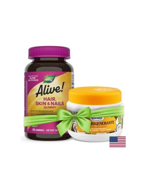 Коса, Кожа и Нокти Алайв | Hair, Skin & Nails Gummies Alive | Nature’s Way, 60 желирани табл.
