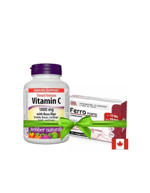 Промо пакет  Витамин Ц с Шипка + Желязо + B12 | Vitamin C + Iron + B12 | Paladin Pharma 