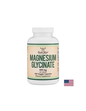 Магнезий ( глицинат ) | Magnesium Glycinate | Double Wood, 180 капс.