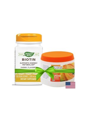 Биотин 1000 мкг | Biotin | Nature’s Way, 100 таблетки за смучене