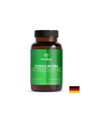 Гинко Билоба 6000 мг | Ginкgo Biloba | Vitabay, 180 капс.