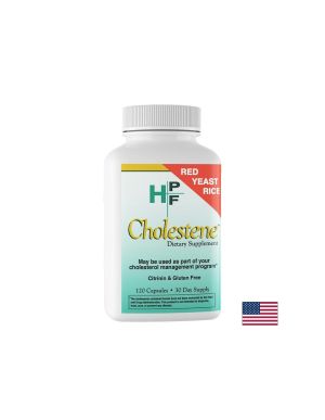 Cholestene (Червен ориз, дрожди) - За нормални нива на холестерола, 2400 mg, 120 капсули