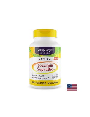 Антиоксидантна формула за здрави кожа, сърце и имунитет Tocomin SupraBio - С витамин E и токотриеноли, 60 капсули