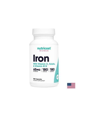 Имунитет - Желязо + Фолат и витамин С + В12, 180 капсули