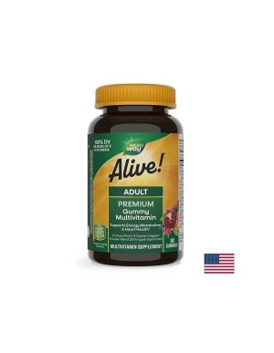Мултивитамини за Възрастни Алайв | Adult Multivitamins Alive | Nature’s Way, 90 желирани табл.
