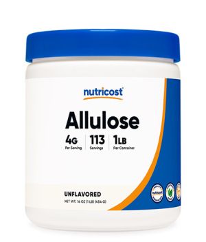 Алулоза кето подсладител | Allulose | Nutricost, 454 гр. 