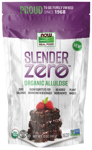 Алулоза на прах БИО | Slender Zero™ Allulose | Now Foods, 340 гр. 