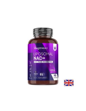 Липозомен NAD+ 250 mg с транс-ресвератрол 100 mg – Анти-ейджинг и клетъчна енергия, 90 капсули