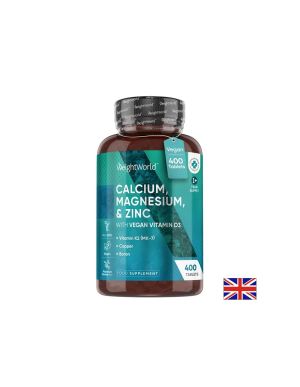 Калций + магнезий + цинк + витамин D3 – За здрави кости и стави, 400 таблетки