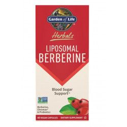 Липозомен берберин 500 мг| Herbals Liposomal Berberine | Healthy origins,  60 вег.капс. 