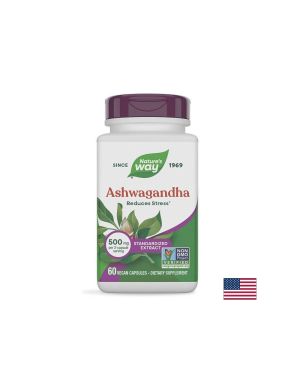 Ашваганда Екстракт 500 мг | Ashwagandha | Nature’s Way, 60 капс.