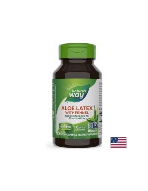 Алое с Копър | Aloe Latex & Fenell | Nature’s Way, 100 капс.