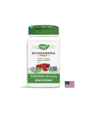 Шизандра Плод 580 мг | Schisandra Fruit  | Nature’s Way, 100 капс.