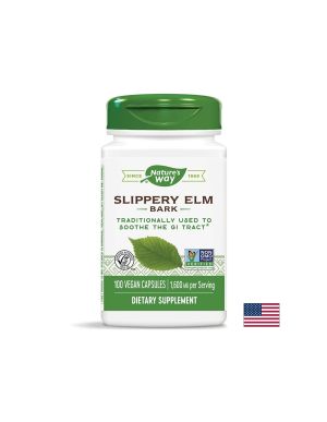 Червен Бряст Кора 400 мг | Slippery Elm Bark  | Nature’s Way, 100 капс.
