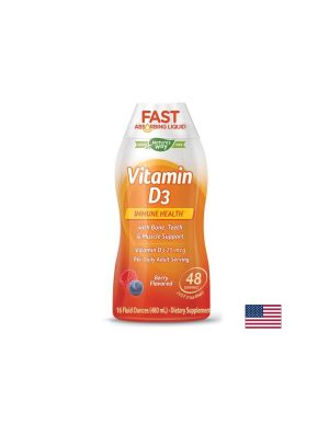 Течен витамин Д3 | Vitamin D3 Fast Absorbing Liquid | Nature’s Way, 480 мл