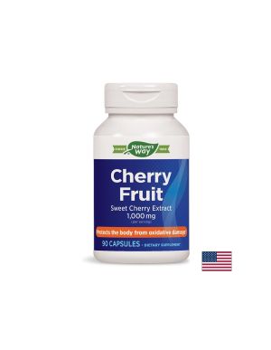 Череша (плод) 500 мг | Cherry Fruit | Nature’s Way, 90 капс.