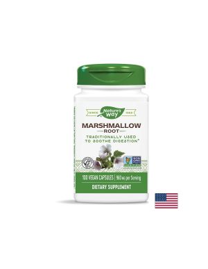 Бяла ружа ( корен ) 480 мг | Marshmallow Root | Nature’s Way, 100 капс.