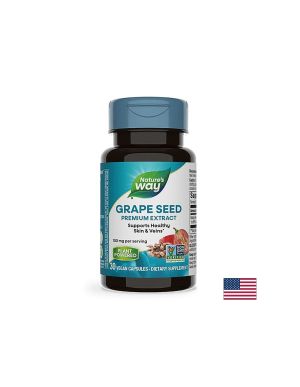 Гроздово семе 300 мг с Витамин  Ц | Grape Seed & Vitamin C | Nature’s Way, 30 капс.