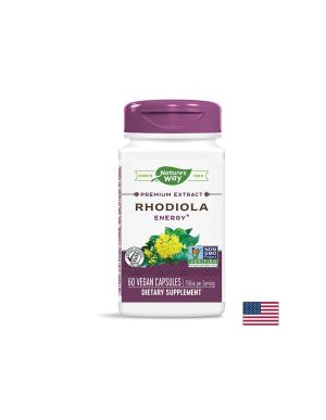 Златен корен 250 мг | Родиола  Екстракт | Rhodiola | Nature’s Way, 60 капс.