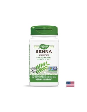Сена Лист 450 мг | Senna Leaf | Nature’s Way, 100 капс.