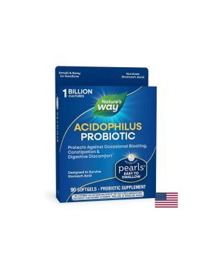 Стомашно Устойчив  Пробиотик 1 млрд | Gastro-Stable Probiotic | Nature’s Way, 90 драж.