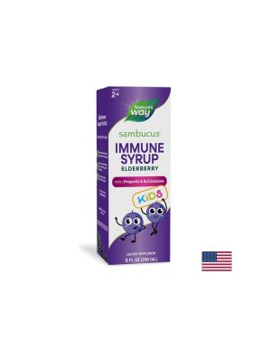 Самбукус сироп с Ехинацея за Деца | Sambucus Immune Syrup for Kids | Nature’s Way, 240 мл.