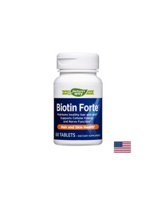 Биотин форте с витамини | Biotin Forte | Nature’s Way, 60 табл.