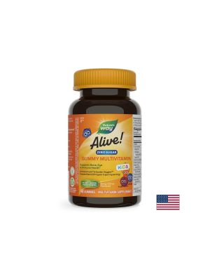 Алайв Мултивитамини за деца без захар | Gummy Multivitamin Alive | Nature’s Way, 40 желирани табл.