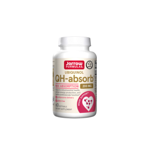 Убиквинол 200 мг | Ubiquinol - QH-absorb® | Jarrow Formulas, 60 дражета 