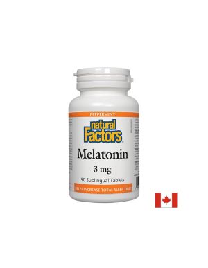 Melatonin/ Мелатонин 3 mg x 90 сублингвални таблетки Natural Factors