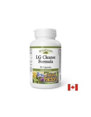 Черен дроб и жлъчка детокс Формула | LG Cleanse Formula  | Natural Factors, 90 капс.