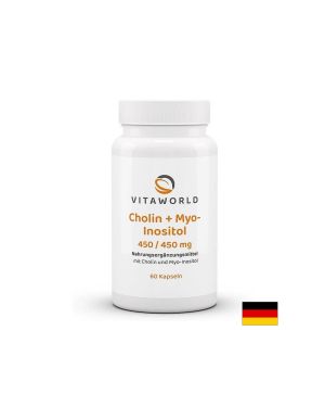 Холин и Мио Инозитол | Cholin Myo Inositol |  Vitaworld ®, 60 капс.