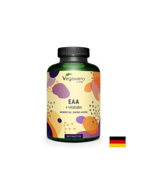 Eсенциални Аминокиселини + Хистидин | EAA + Histidin | VegaVero, 300 табл.