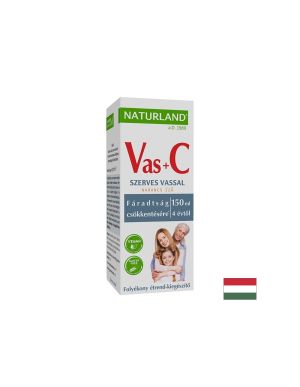 Сироп Желязо бисглицинат + витамин C, 150 ml, Naturland