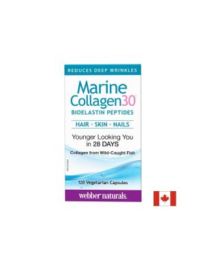 Морски колаген с био еластинови пептиди |  Marine Collagen30® Bioelastin peptides | Webber,120 капс.