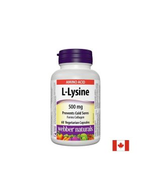  Л - лизин 500 мг | L-Lysine | Webber, 60 капс.