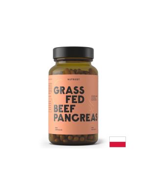 Говежди панкреас + Черен дроб 400 мг | Grass Fed Beef Pancreas | Nutriest, 240 капс.