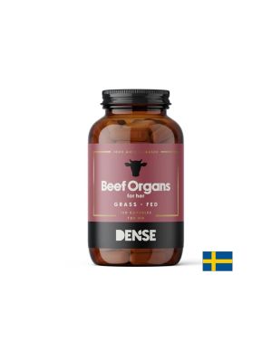 Черен дроб, бъбрек и сърце + калций | Beef Organs for her | Dense, 180 капс.