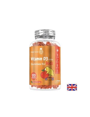 Витамин Д3 1000 IU Гъми | Vitamin D3 Gummies | WeightWorld, 120 желирани табл.