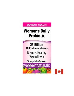 Пробиотик за Жени 10 щама, 25 млрд. | Women’s Daily Probiotic  | Webber, 30 капс.