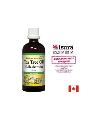 Чаено дърво ( масло ) | Tea Tree Oil | Natural Factors, 50 мл / 50 дози