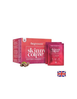 28 дневна програма за отслабване със зелено кафе, чай и L-карнитин | Skinny Coffee | WeightWorld, 28 сашета