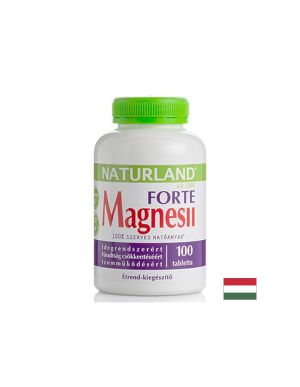  Магнезий цитрат Форте 100 мг | Magnesium Forte | Naturland, 100 таблетки 